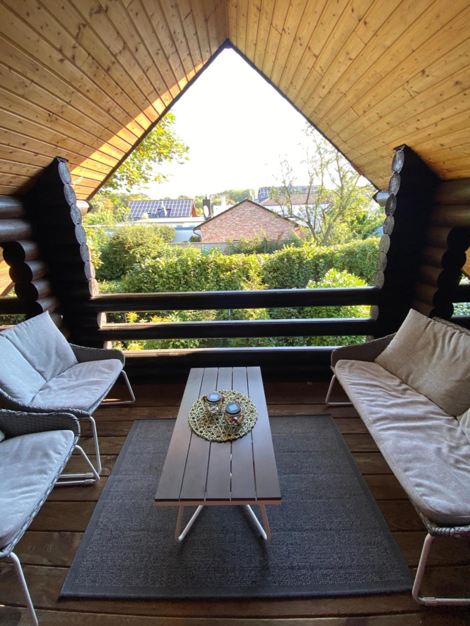 Eifel-Lounge Blockhaus Mit Kamin Garten Balkon Nahe Koeln Therme Bruehl Phantasialand Weilerswist Exterior photo